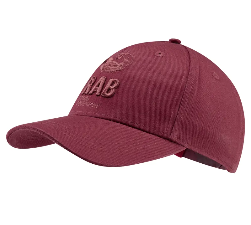 Rab Feather Cap in Oxblood Red