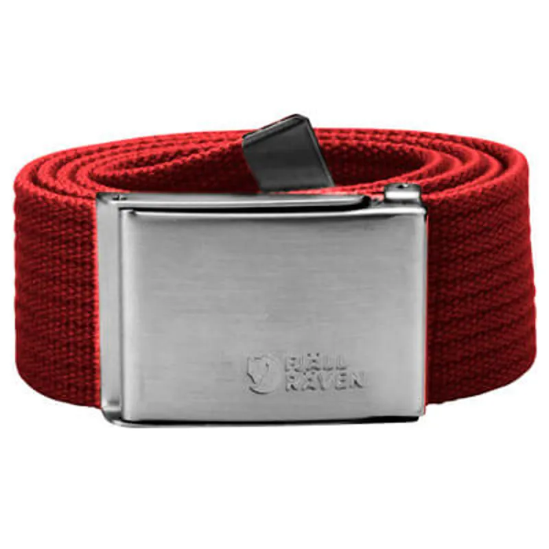 Fjallraven 4cm Canvas Belt Lava Red 40mm x 48 inches
