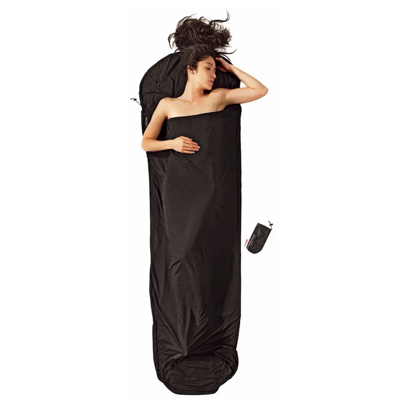 Cocoon Thermolite Performer Mummy Sleeping Bag Liner - Volcano Black - 280g