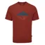 Rab Crimp Reflection Tee in Tuscan Red