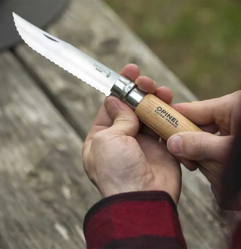 Opinel No.12 Folding Serrated Picnic Knife-4