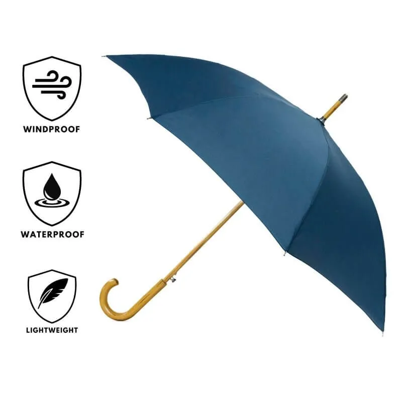 Warwick Windproof Walking Umbrella - Dark Blue-5