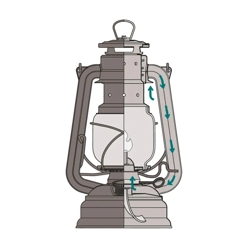 Feuerhand Baby Special 276 Hurricane Lantern - Moss Green-1