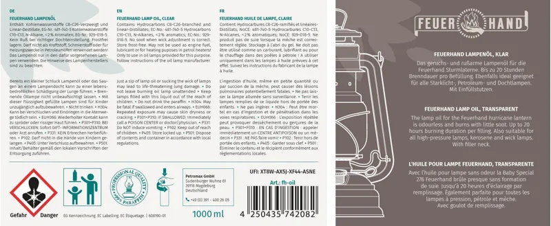 Feuerhand Lamp Oil 1 Litre-2
