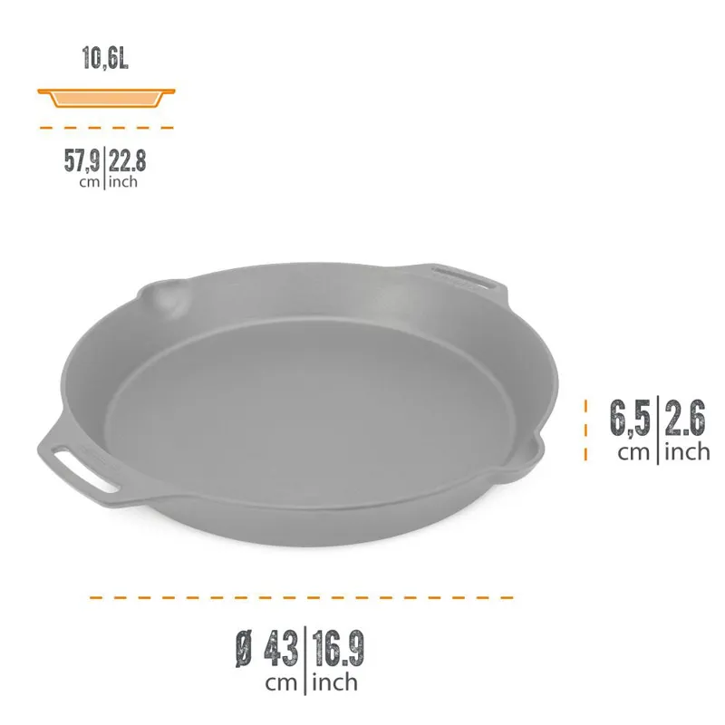 Petromax Fire Skillet FP50H-T - Two Handles - Frying Pan - 9.5kg-1