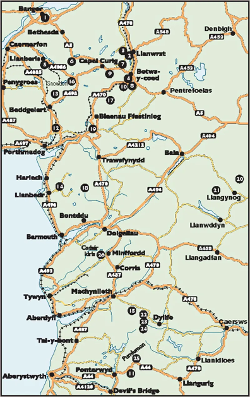 Hidden Waterfalls of Mid and North Wales - Des Marshall - Kittiwake Guides-1