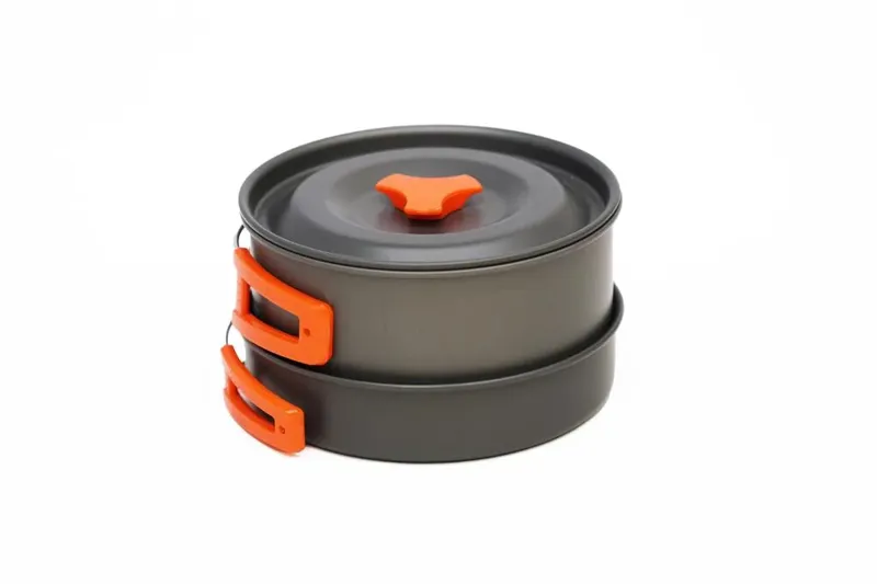 Vango Hard Anodised Cook Kit Pan Set for 2 Persons-1