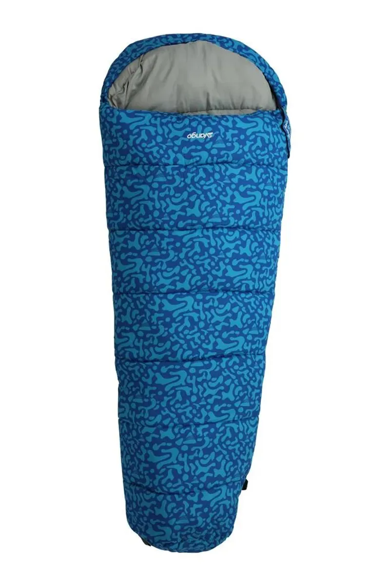 Vango Kanto Junior Sleeping Bag - Atlantic Blue - Suggested 8C - 1.1kg