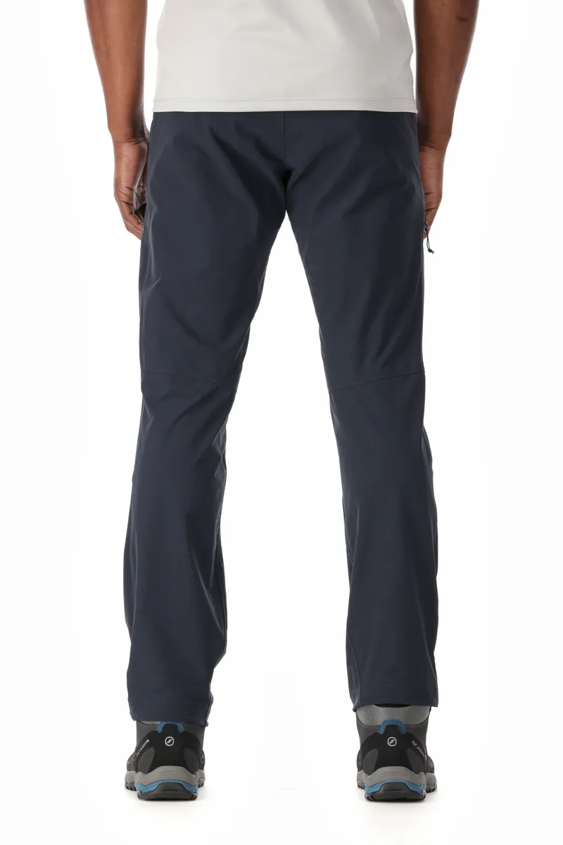 Rab Incline Mens Walking Trousers in Beluga Dark Grey-2