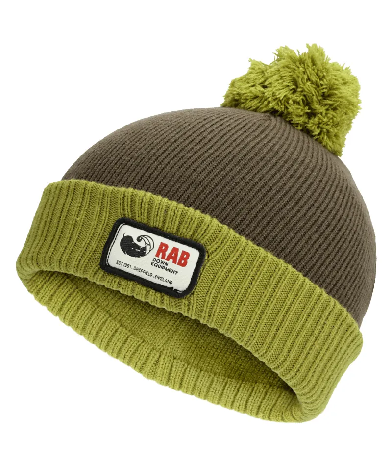 Rab Essential Bobble Hat in Army