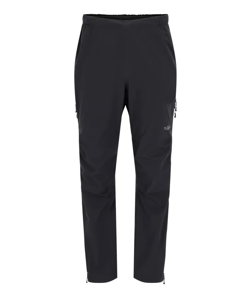 Rab Firewall Mens Waterproof Trousers in Black