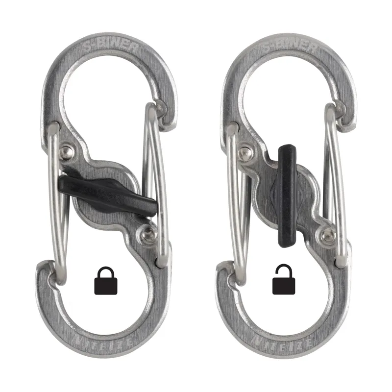 S-Biner MicroLock Stainless Steel - 2 Pack