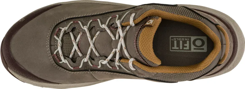 Oboz Cottonwood Low BDRY Mens Waterproof Walking Shoe - Rockfall Grey -4