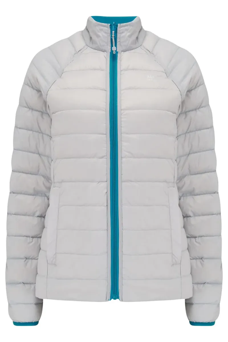 Mac in a Sac 'Polar' Packable and Reversible Women's Down Insulated Jacket - Petrol or Soft Grey-6