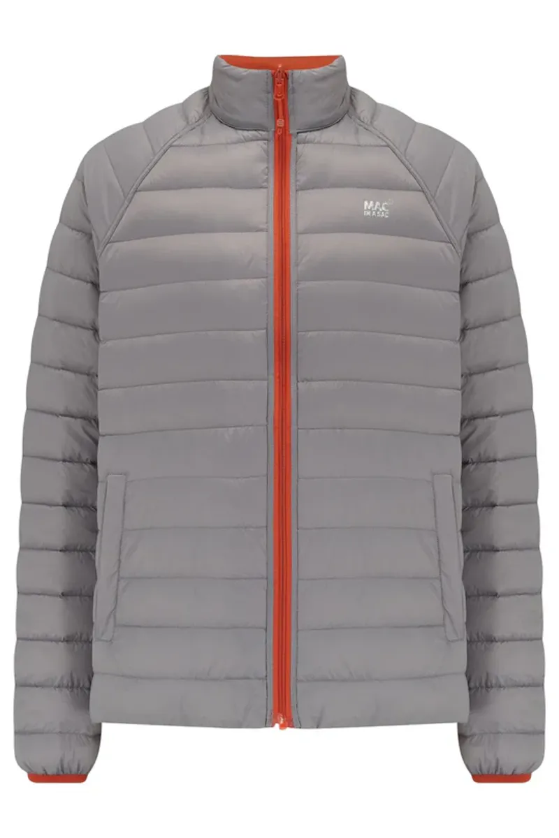 Mac in a Sac 'Polar' Packable and Reversible Men's Down Jacket - Burnt Orange or Grey-6