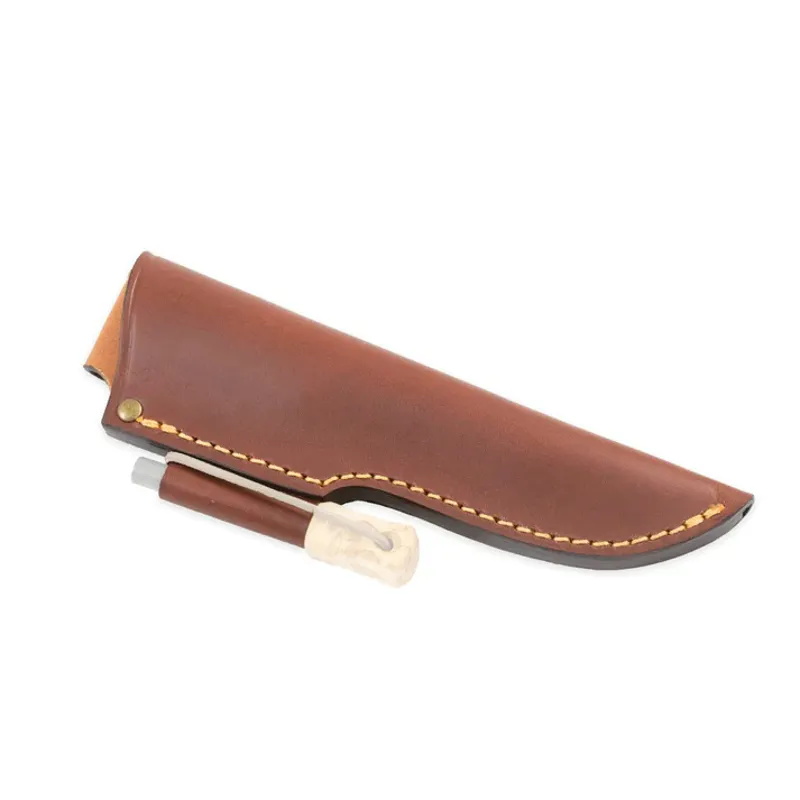 Casstrom Lars Fält Knife Leather Sheath with Firesteel Loop