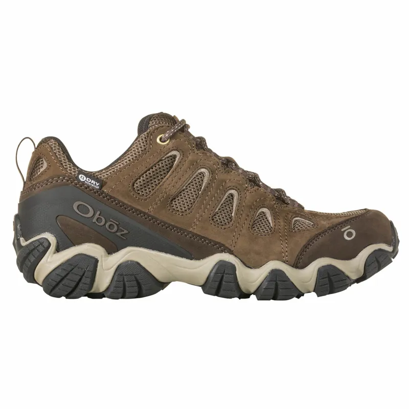 Oboz Mens Sawtooth Low Waterproof Walking Shoe - Walnut-1