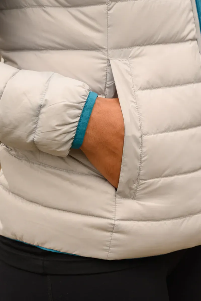 Mac in a Sac 'Polar' Packable and Reversible Women's Down Insulated Jacket - Petrol or Soft Grey-3