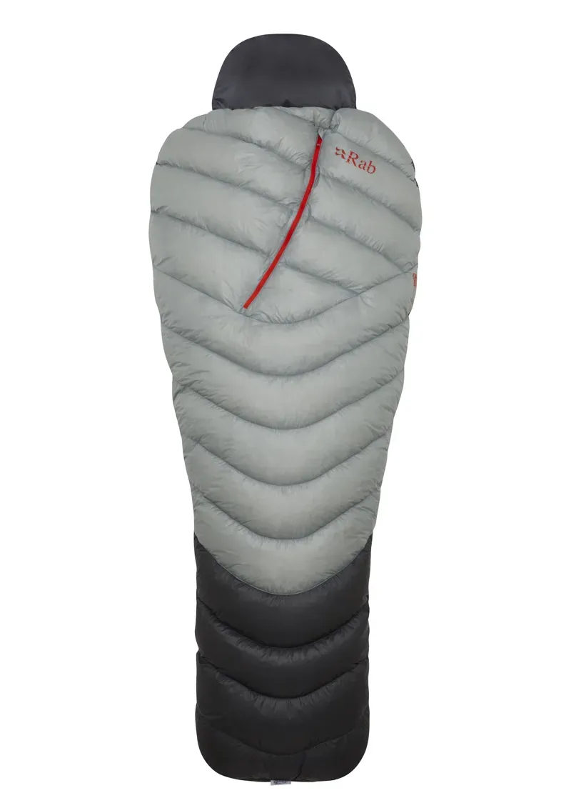 Rab Mythic Ultra 120 Modular Left Zip Sleeping Bag in Cloud/Graphene