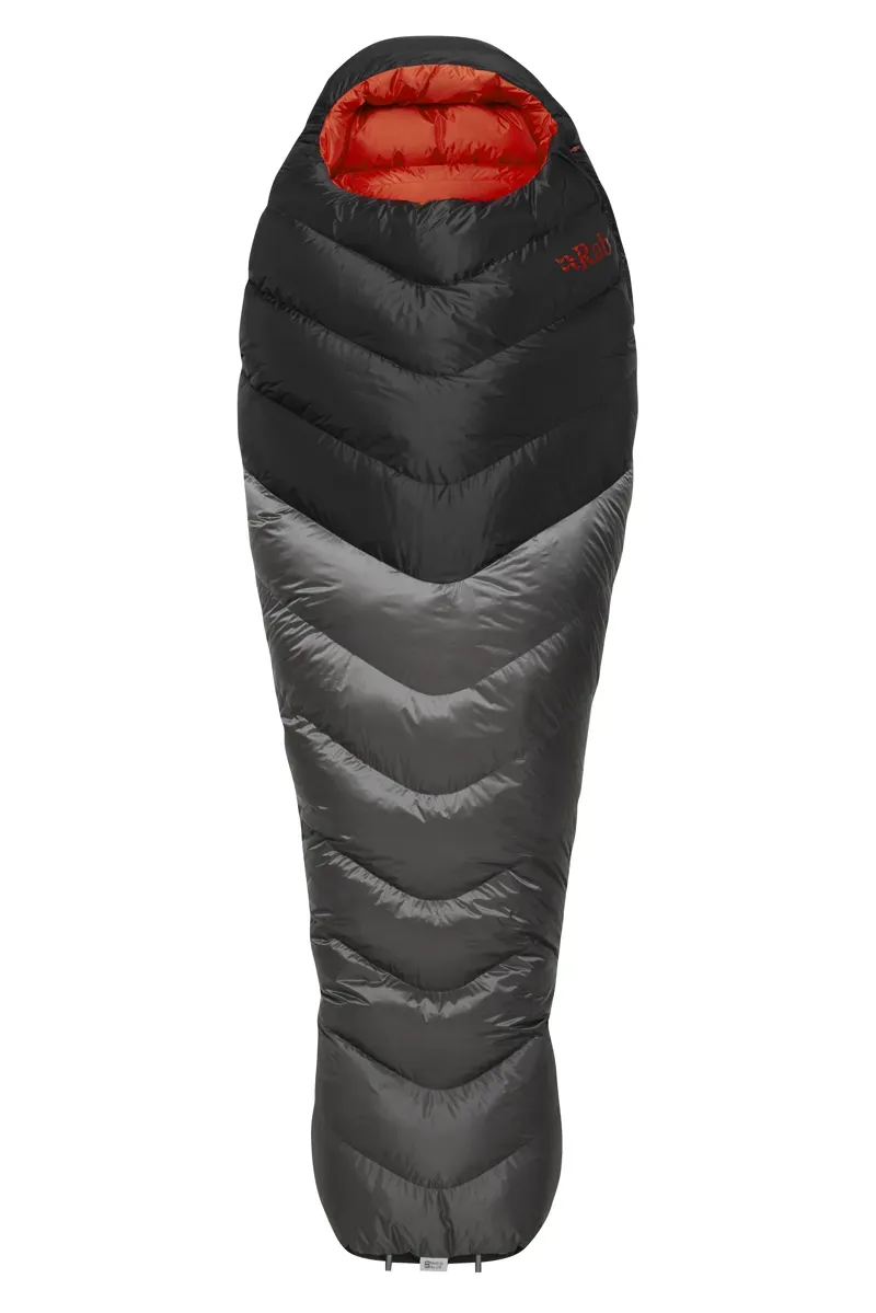 Rab Neutrino Pro 500 Left Zip Sleeping Bag in Granite-1