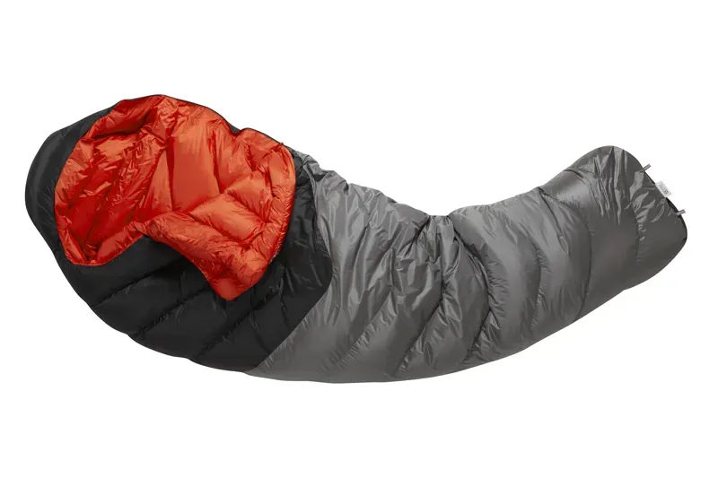 Rab Neutrino Pro 500 Left Zip Sleeping Bag in Granite-5