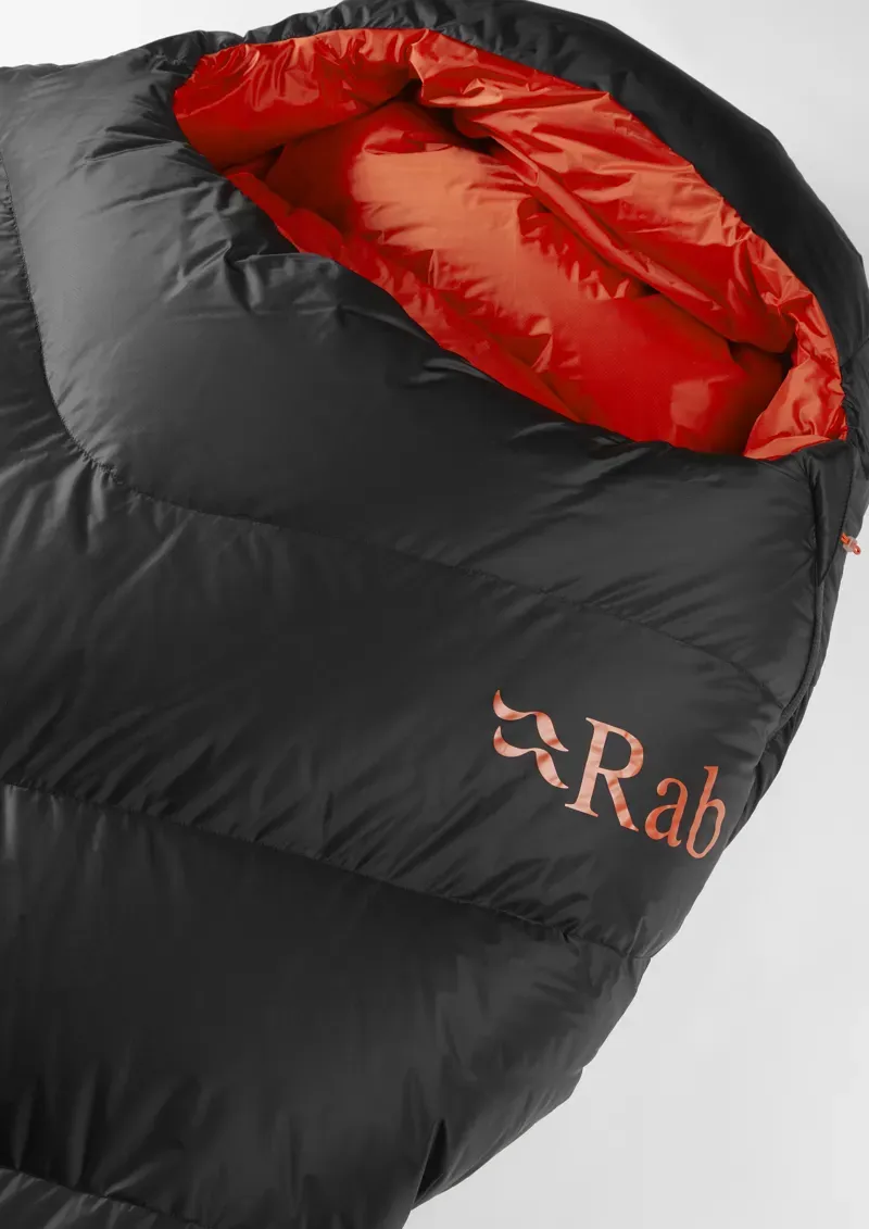 Rab Neutrino Pro 500 Left Zip Sleeping Bag in Granite-6