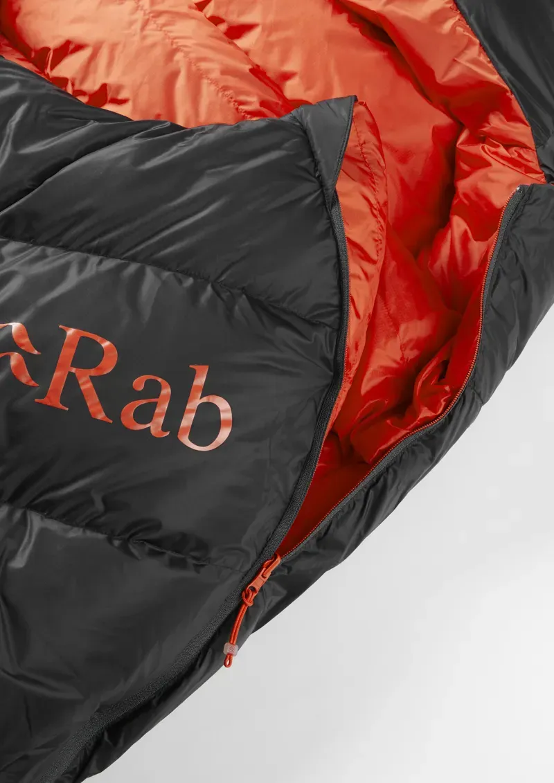 Rab Neutrino Pro 500 Left Zip Sleeping Bag in Granite-8