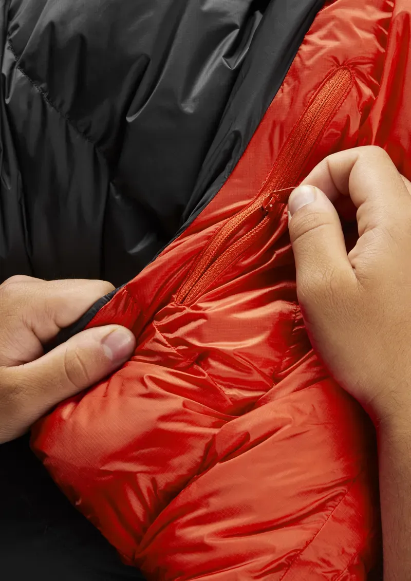 Rab Neutrino Pro 500 Left Zip Sleeping Bag in Granite-10