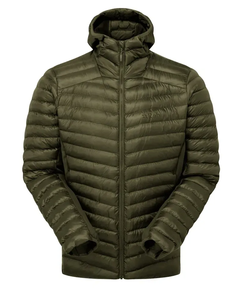 Rab Cirrus Flex Insulated Hooded Jacket in Olive/Olive