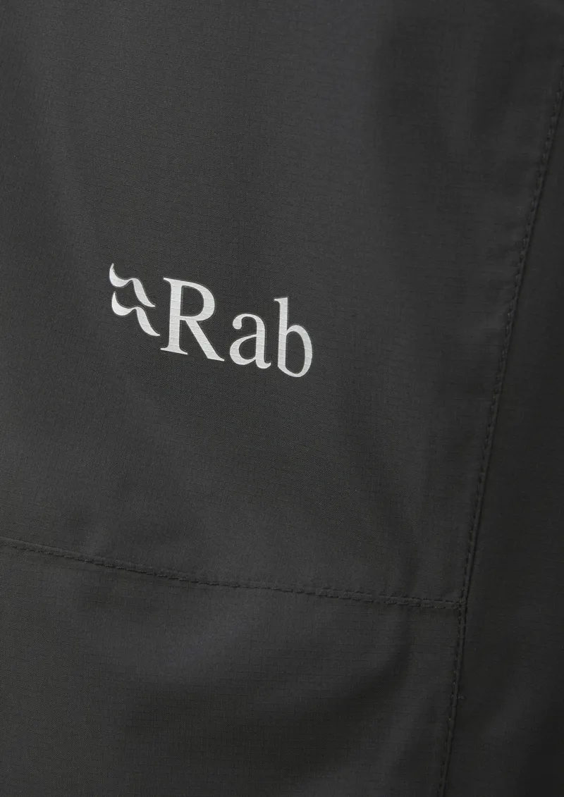 Rab Downpour Eco Mens Waterproof Trousers in Black-2