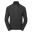 Rab Mens Nexus Pull-On Midlayer Fleece Jacket Black 100% Recycled Thermic G Stretch Fabric   