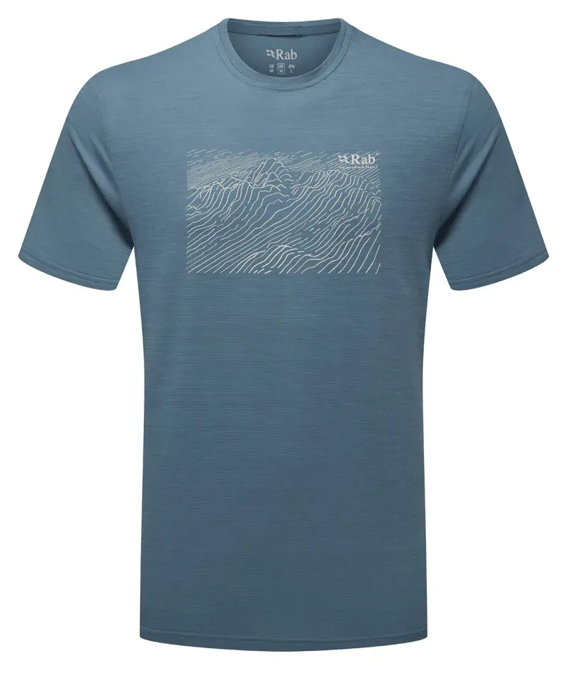 Rab Syncrino Ridge T-Shirt in Orion Blue