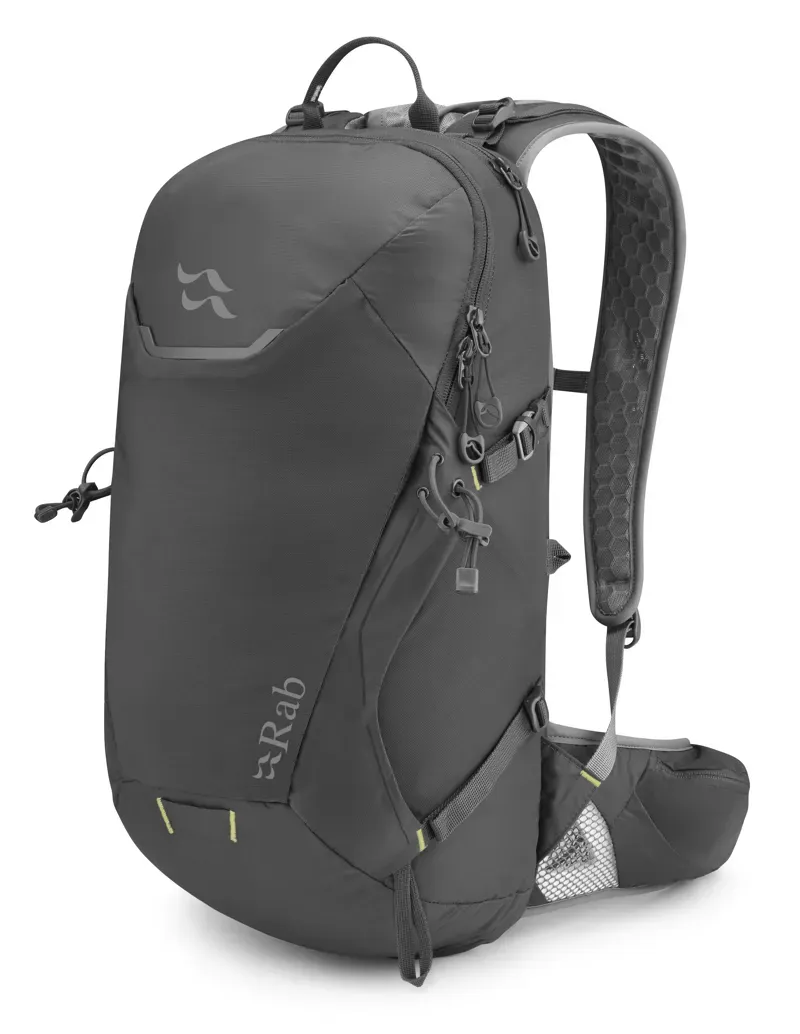 Rab Aeon 20 Anthracite Grey Hiking Backpack 20 Liters - Outdoor Travel Pack - Daypack - Bags Medium to Large Back