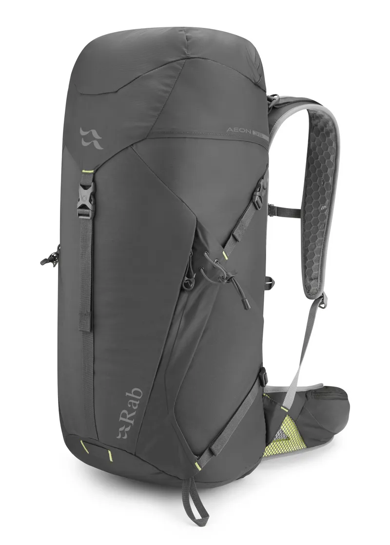 Rab Aeon 35 Medium/Large Day Pack in Anthracite Grey - 50% Recycled - 35 Ltr - Adjustable back length