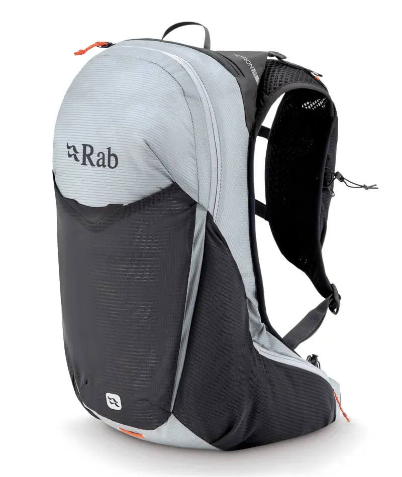 Rab Nitron 25L Lightweight Hiking Backpack - Dark Pewter and Anthracite Grey - Daypack - Travel Backpack - Outdoor - Durable