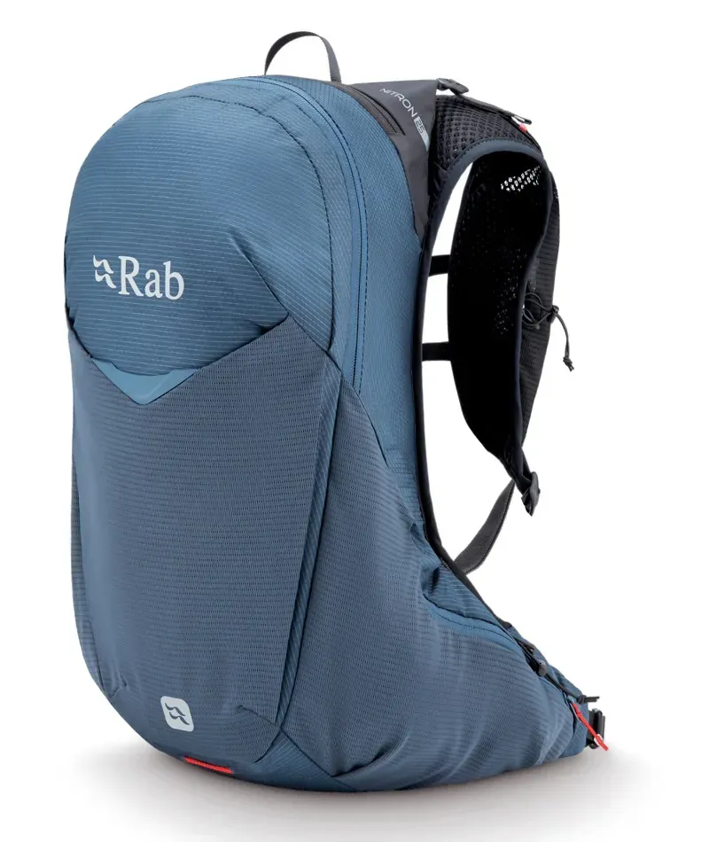 Rab Nitron 25L Lightweight Hiking Backpack - Orion Blue - Daypack - Travel Backpack - Outdoor - Durable