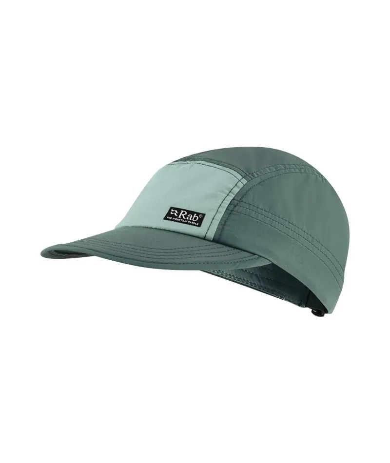 Rab Vista 5 Panel Cap in Sage/Cool Mint