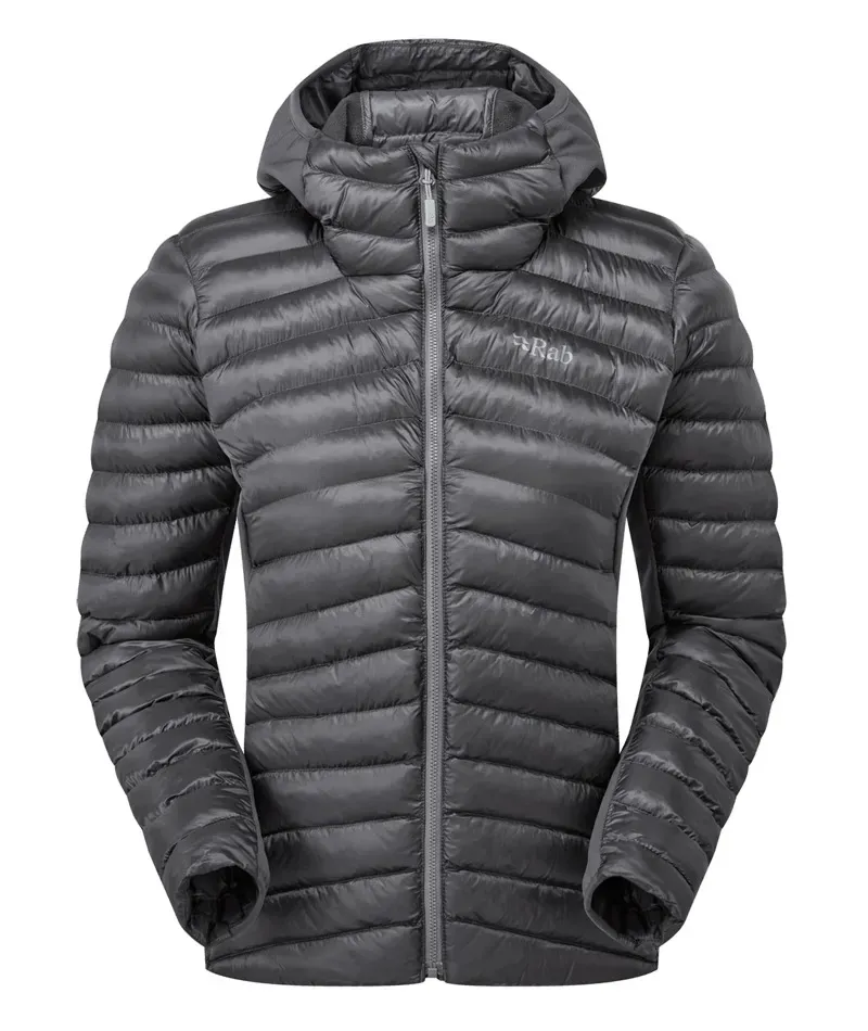 Rab Womens Cirrus Flex Hoody Womens Synthetic Insulated Jacket - Graphene Grey