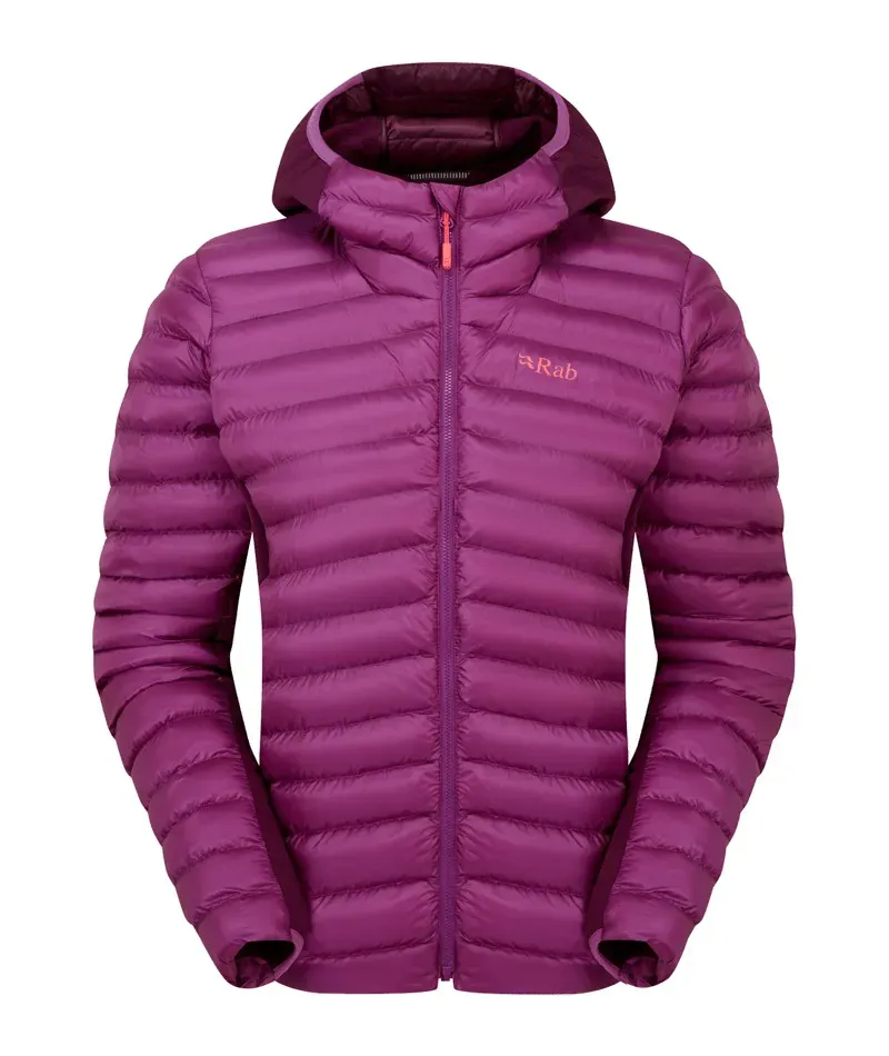 Rab Womens' Cirrus Flex Insulated Hooded Jacket in Plum/Mulberry