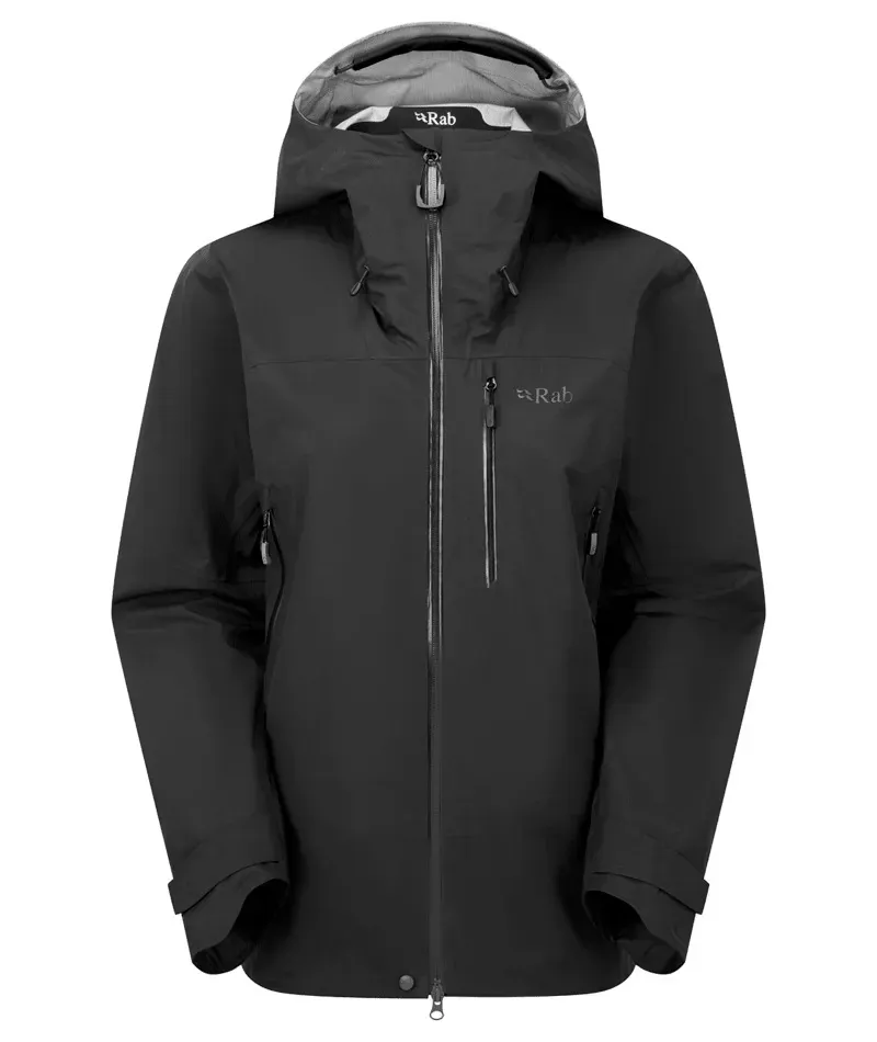 Rab Womens' Firewall Mountain Waterproof Jacket in Black