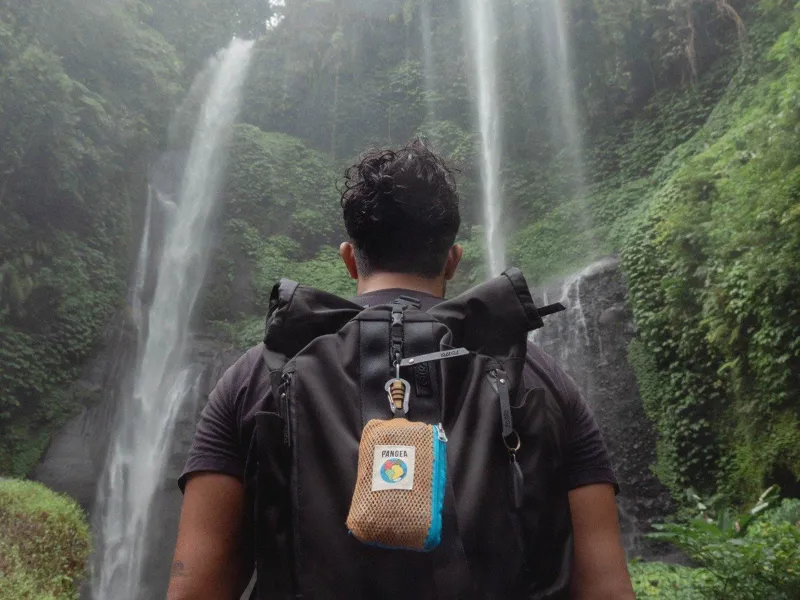 Pangea Bamboo Travel Towel Standard Size 70x120cm - Blue-4