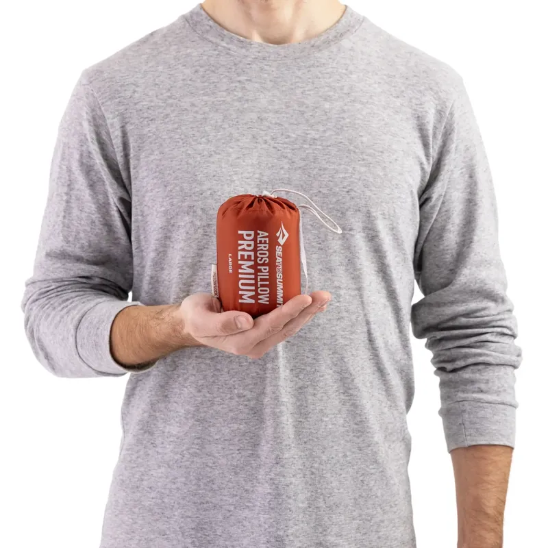 Sea to Summit Aeros Premium Pillow - Large - Mediterranean Blue 43 x 30 x 12 cm-1