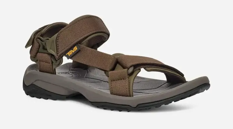 Teva Mens Terra Fi Lite Sandal - Dark Olive / Desert Palm