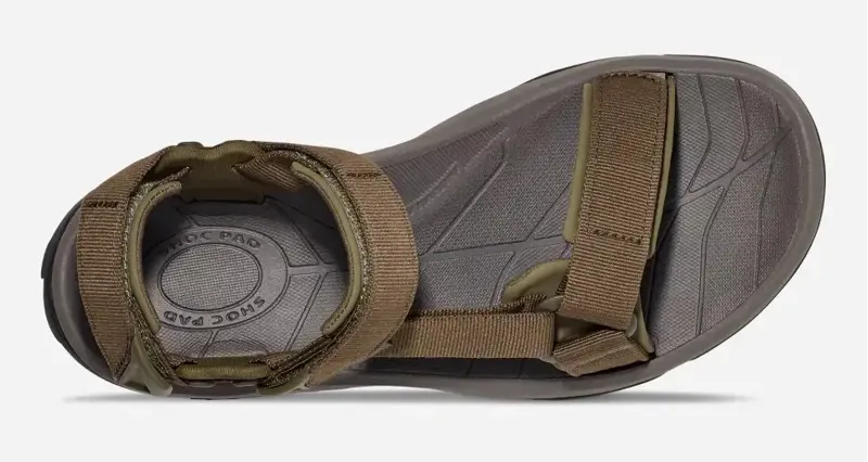 Teva Mens Terra Fi Lite Sandal - Dark Olive / Desert Palm-4