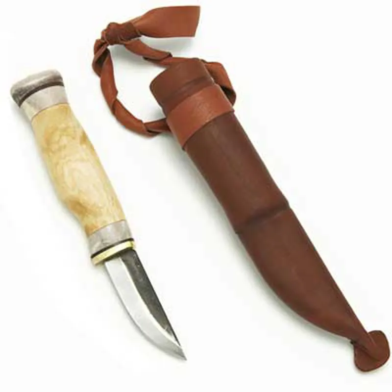 Wood Jewel Finnish Wilderness Knife in Carbon Steel with 6.2cm Blade
