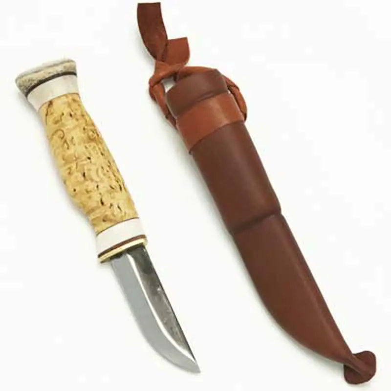 Wood Jewel Finnish Wilderness Knife in Carbon Steel with 77cm Blade