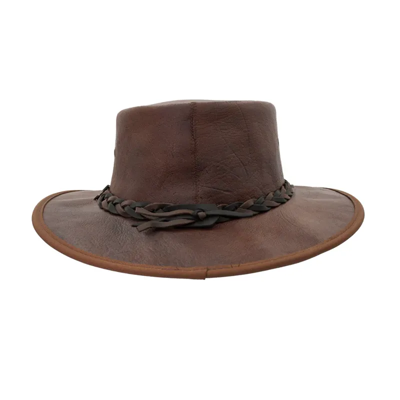 Barmah Hats - Squashy Kangaroo - Hickory/Stone-2