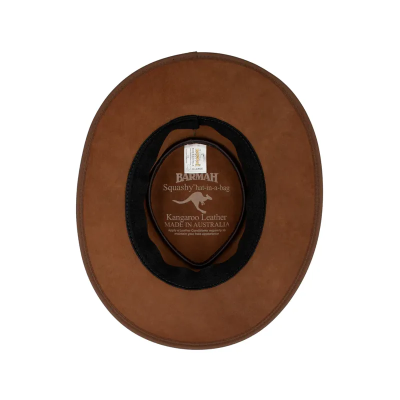 Barmah Hats - Squashy Kangaroo - Hickory/Stone-4