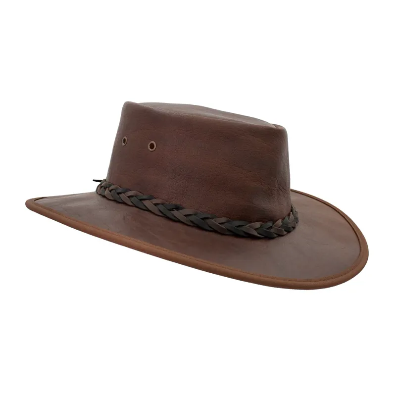 Barmah Hats - Squashy Kangaroo - Hickory/Stone-1