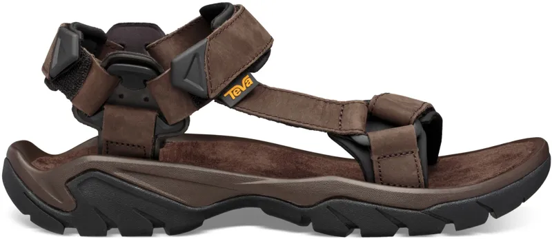 Teva Mens Terra Fi Universal Leather Sandal - Turkish Coffee-5